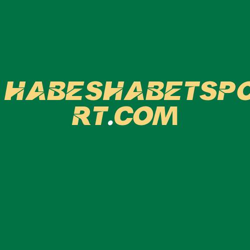 Logo da HABESHABETSPORT